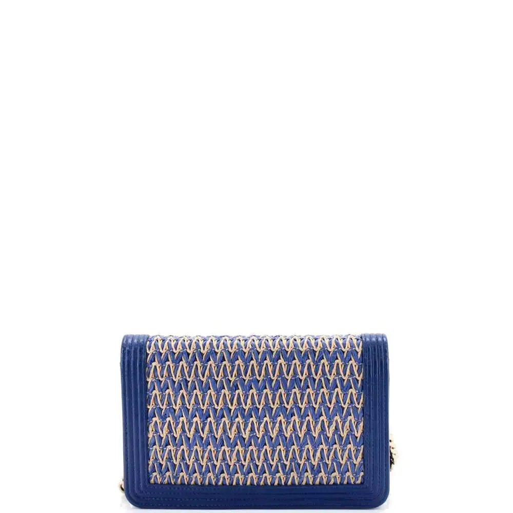 Chanel Boy Flap Bag Chevron Woven #223718C34B